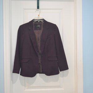 THE LIMITED PURPLE BLAZER, SIZE SMALL.